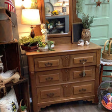Load image into Gallery viewer, Vintage walnut dresser
