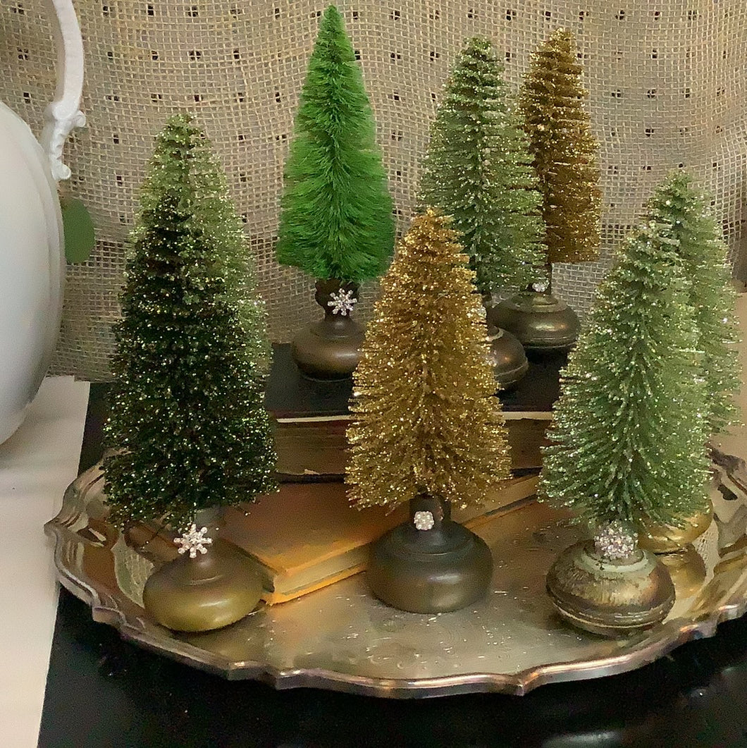 Doorknob Christmas trees